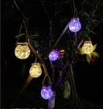 Load image into Gallery viewer, Glass crack lamp Hanging Solar Lights Atmosphere lamp #G5204